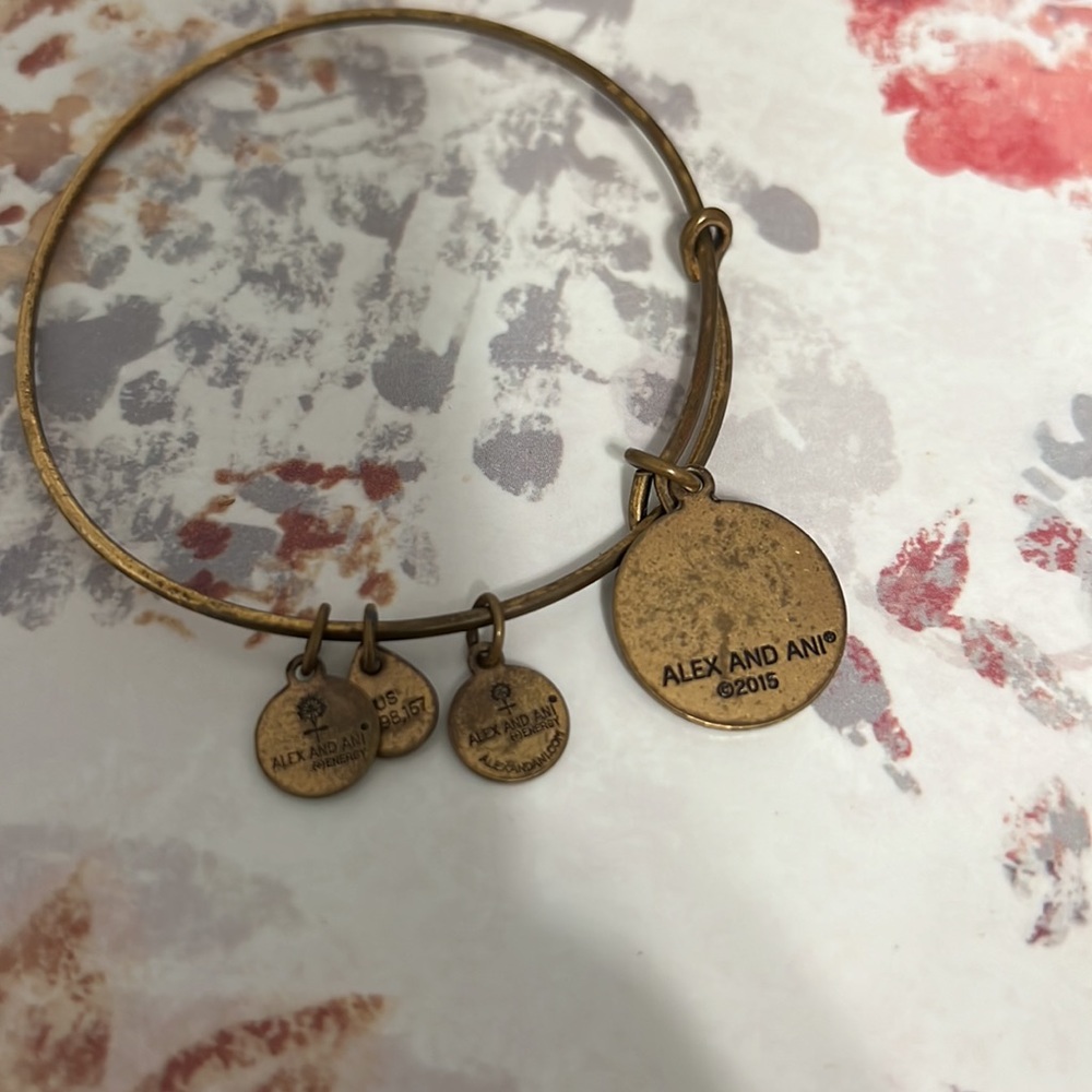 Alex + Ani Path of Life Infinity Charm Bracelet, Gold, 2015 - Picture 2 of 5